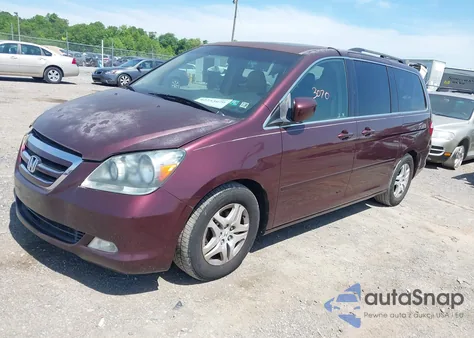2007 Honda Odyssey Ex-L from USA, damaged, VIN 5FNRL38717B455291